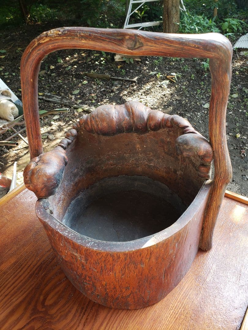 火鉢 ケヤキ 移動用