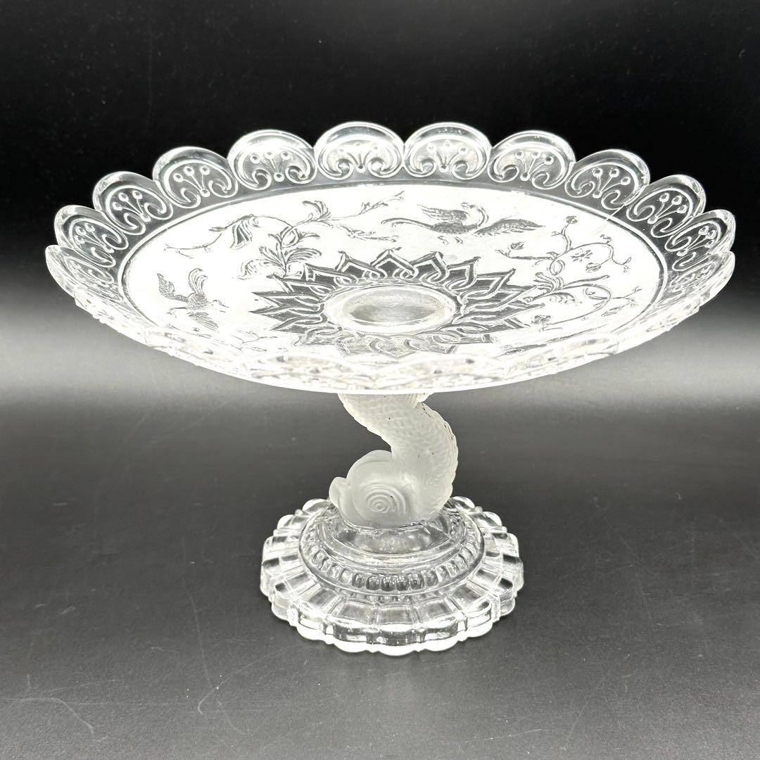 Baccarat オールドバカラ ルネサンス様式 飛鳥唐草紋コンポートクリスタル