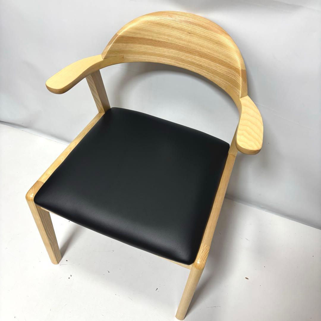 【未使用】ダイニングチェア　ナチュラル×ブラック