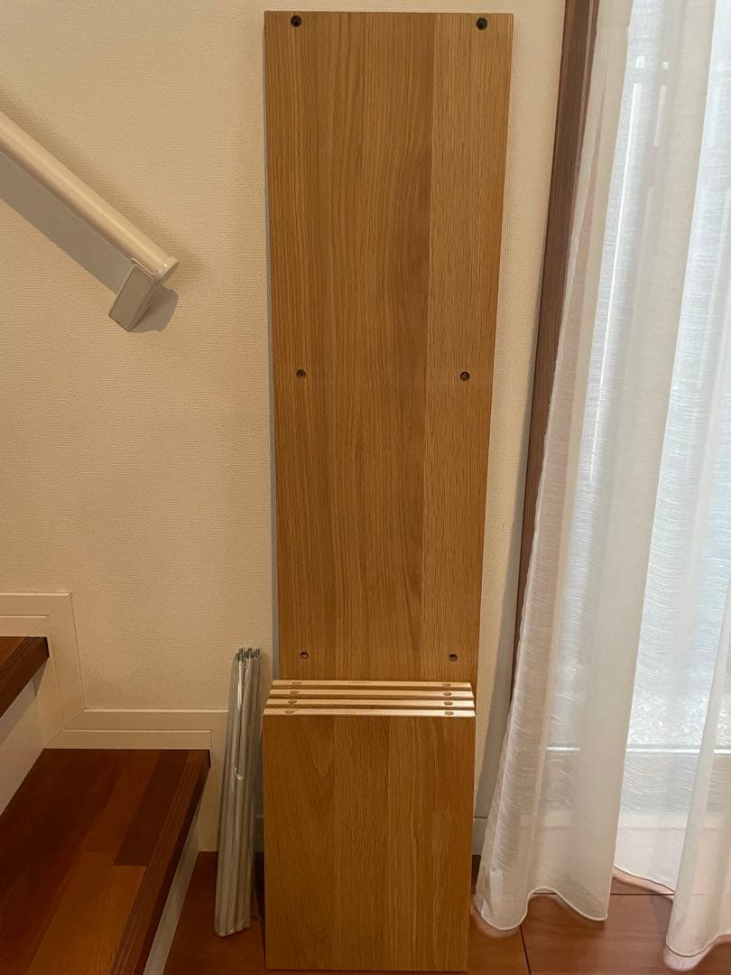 無印　スタッキングシェルフ 追加3段　オーク材