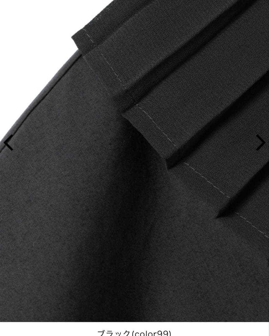 mizuiro ind プリーツカラーシャツ