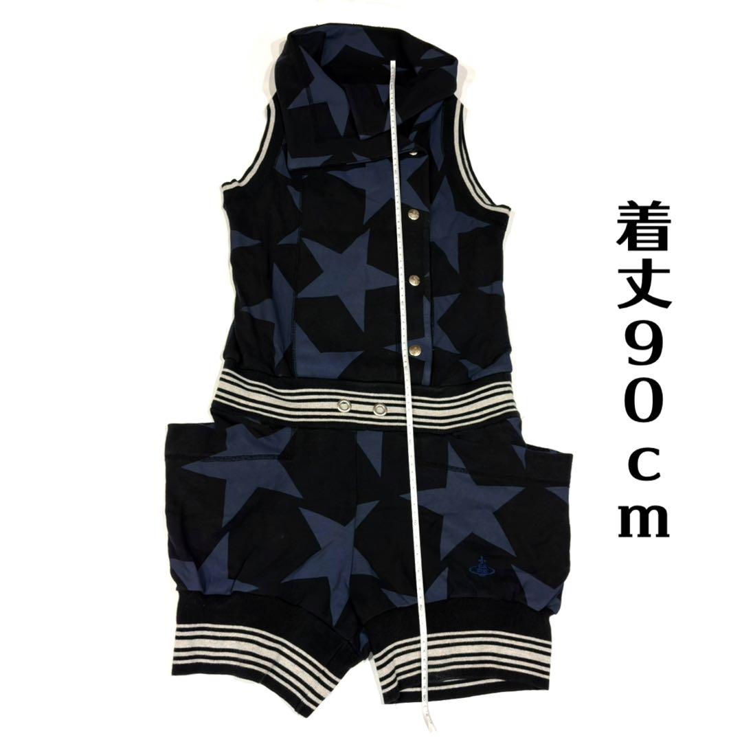 vivienne westwood 星柄サロペット サイズ2【古着】 [O2]