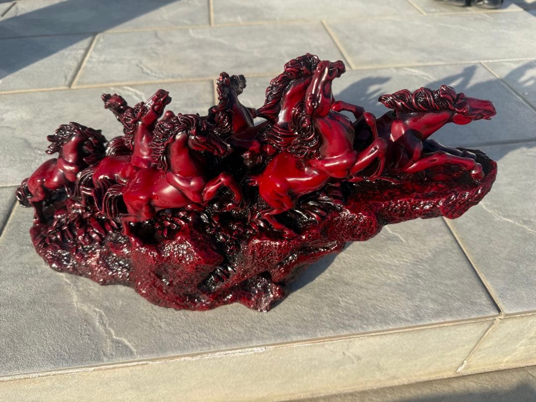 九頭馬 馬九頭 置物 開運 インテリア 仕事運 飛躍 成功 祈願 風水