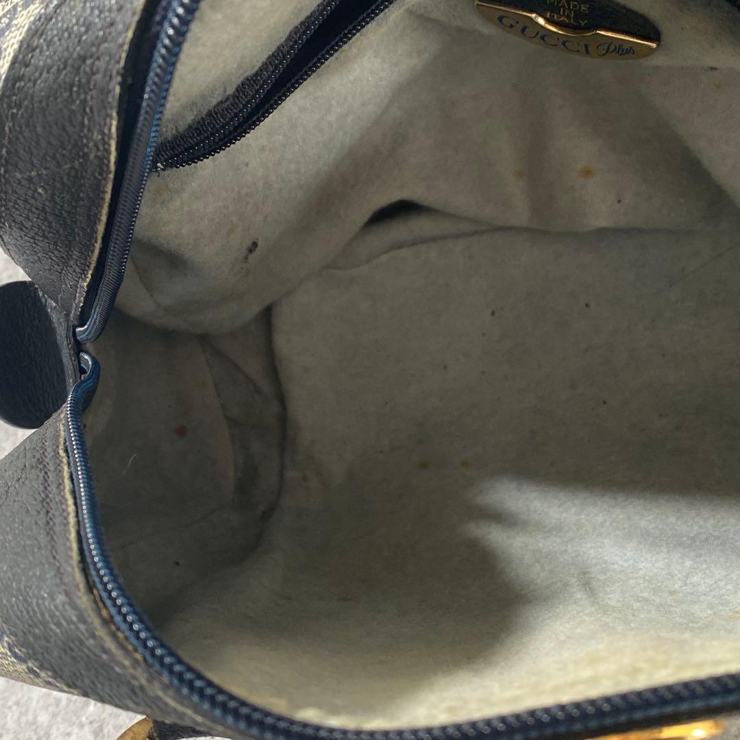 GUCCI オールドグッチ　ミニ　ボストンバッグ　シェリーライン　GGスプリーム