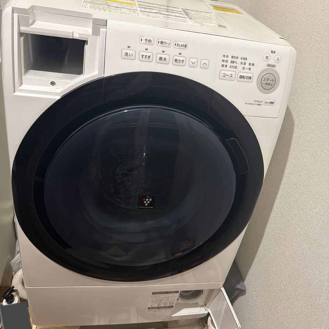 シャープ SHARP ドラム式洗濯機 ES-S7E 2020年製 左開き