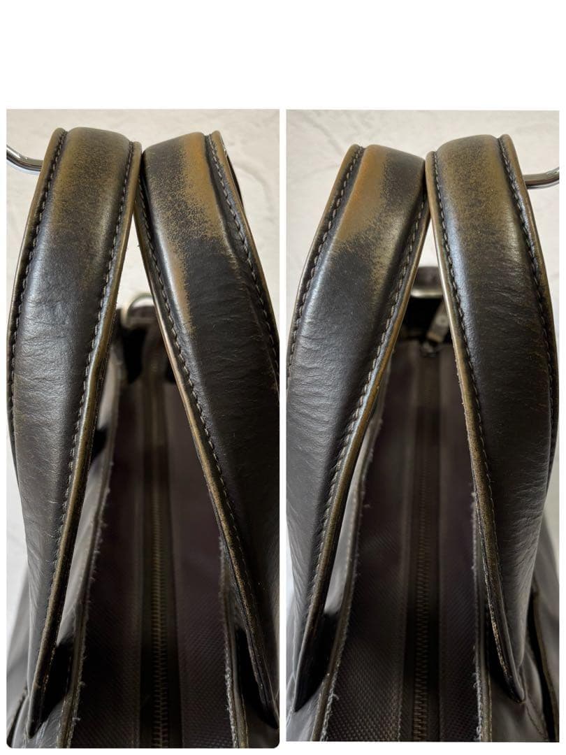 【希少】ディーゼル トートバッグ 2way 本革 ブラウン ウォッシュ加工