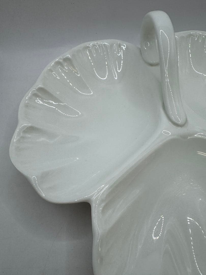 激レア 黒壺　ウェッジウッド ノーチラス　オードブル皿　パーティ皿　シェル型