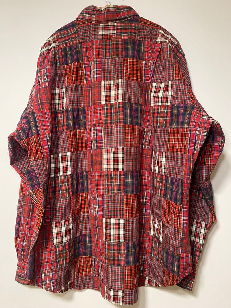 Ralph Lauren Polo パッチワーク マドラス ビッグシルエット