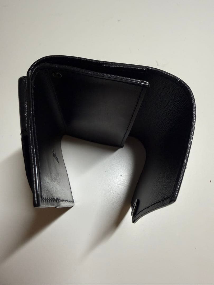アブラサス　小さい財布　ブラック　ブッテーロレザーエディション