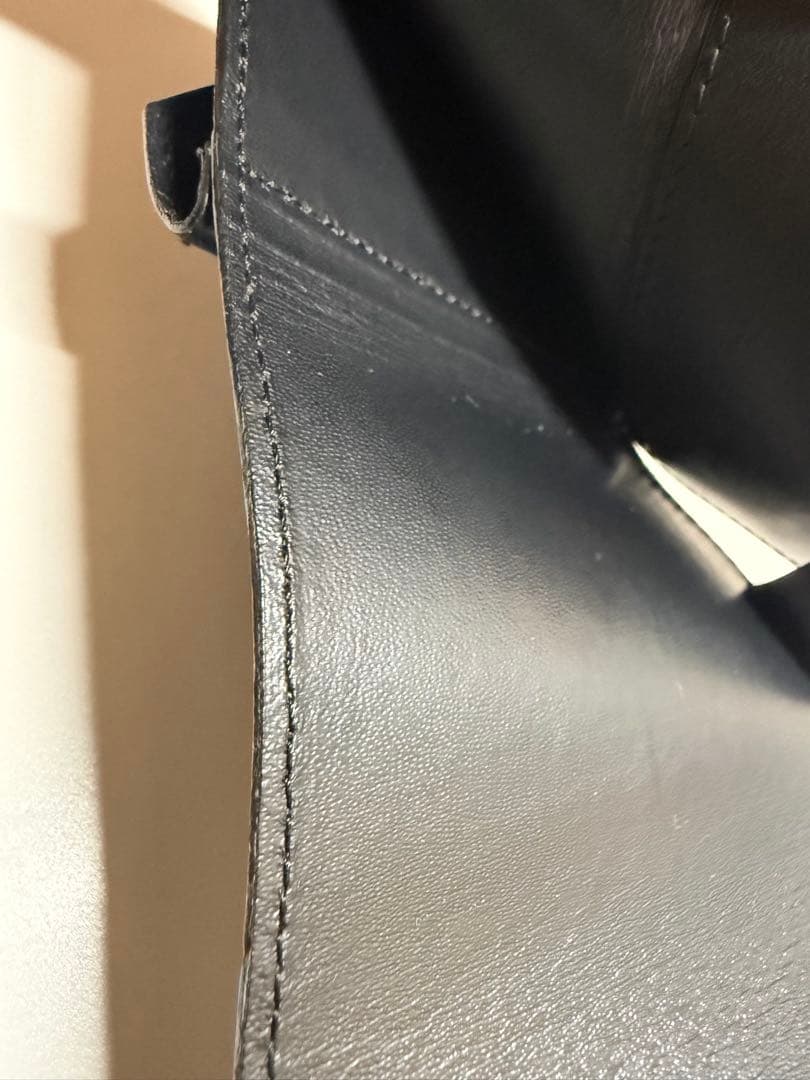 アブラサス　小さい財布　ブラック　ブッテーロレザーエディション