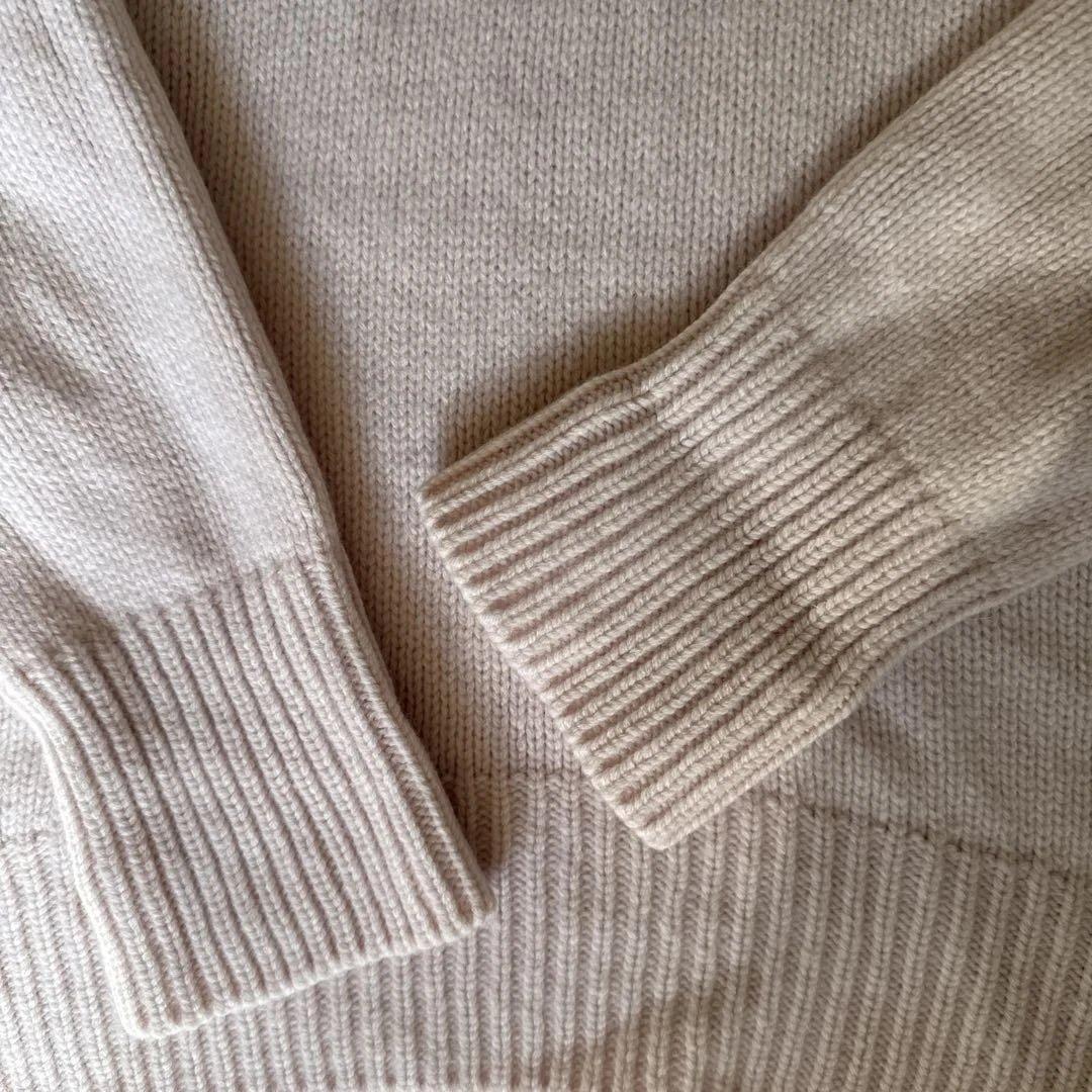 ギャルリーヴィー　ファインウールセーター　ピンク　タートルニット