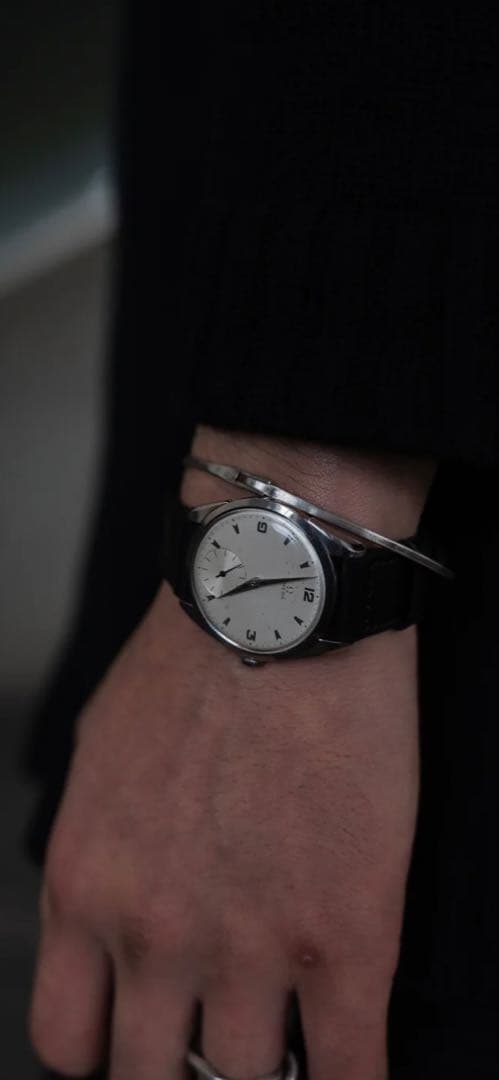 PRY シュウト Silver Hook Bangle [narrow]