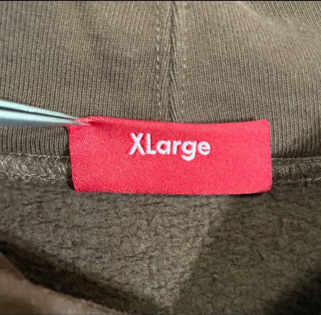 【希少最高カラー】シュプリーム　バック刺繍デザイン　プルパーカー　XL