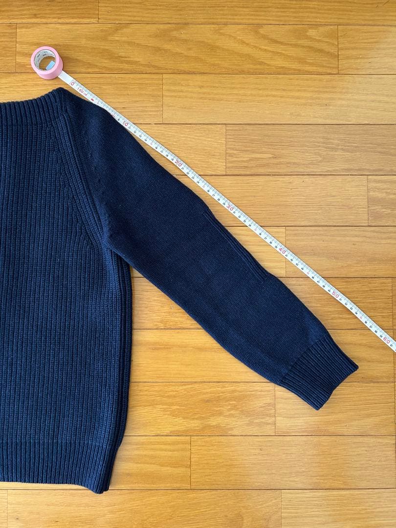 YURI PARK ユリパーク アルティジャーノ ニット 紺