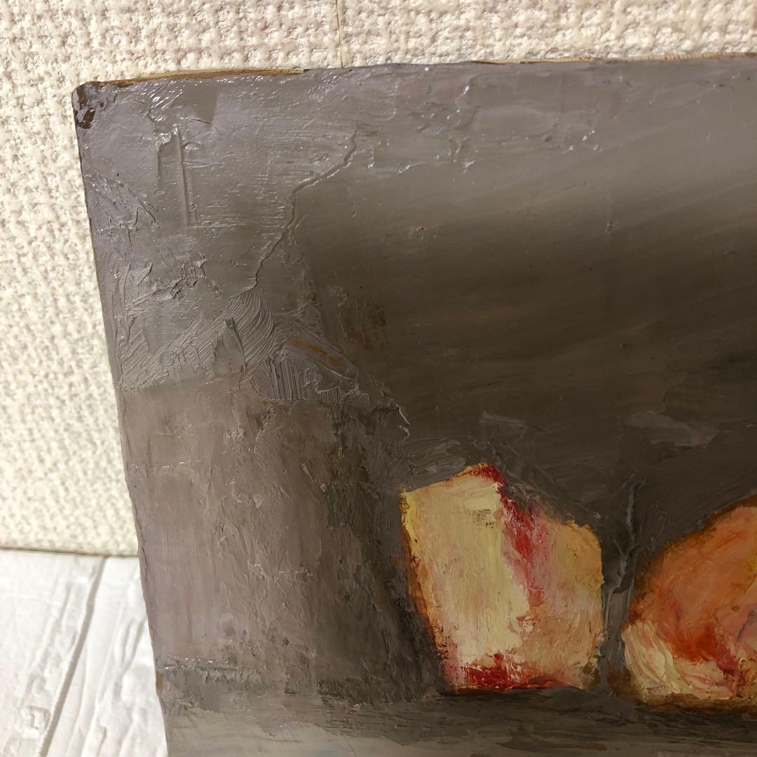 油絵（桃）もも　モモ