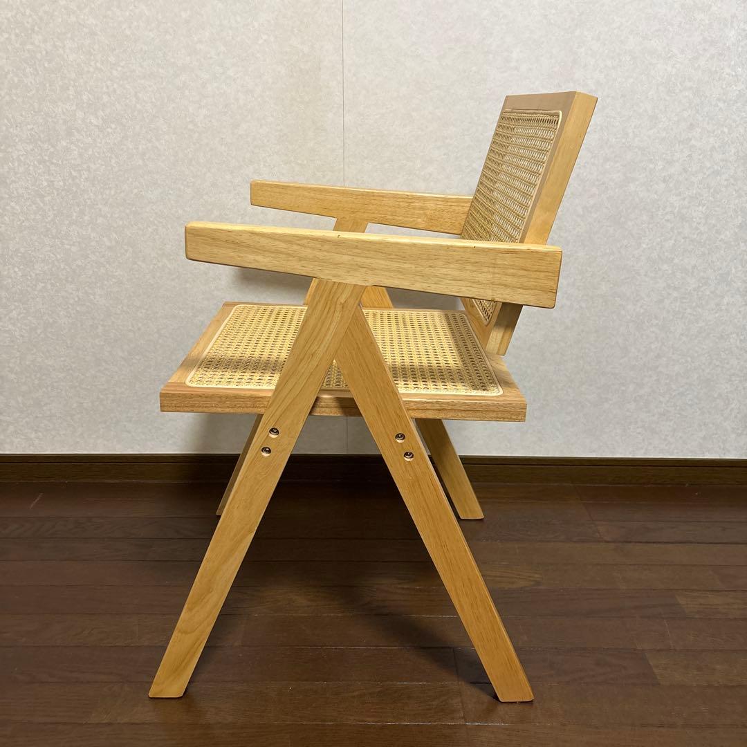 【美品】ピエールジャンヌレ ダイニングチェア アームチェア リプロダクト品