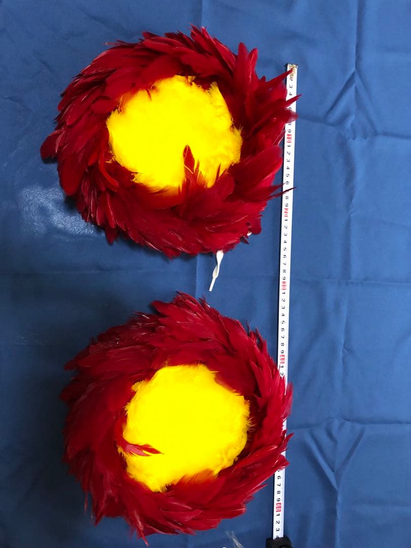 フラダンス　ウリウリ　トップフェザーキャップ 2個セット