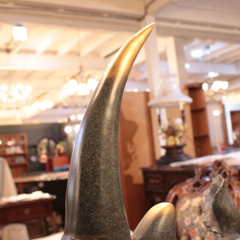 アニマルヘッド サイ ウォールデコレーション 壁掛け 動物 157-006