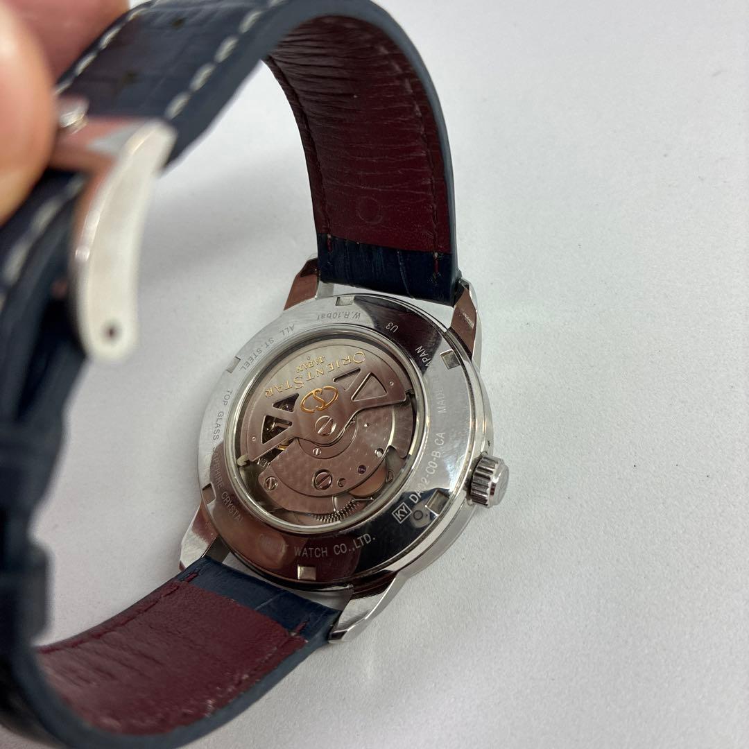 【稼働良好】オリエントスター オープンハート パワーリザーブ 裏スケ