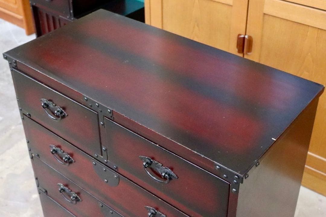 GMIK382C○時代箪笥 和家具 和モダン 和室 座敷 古民家 チェスト