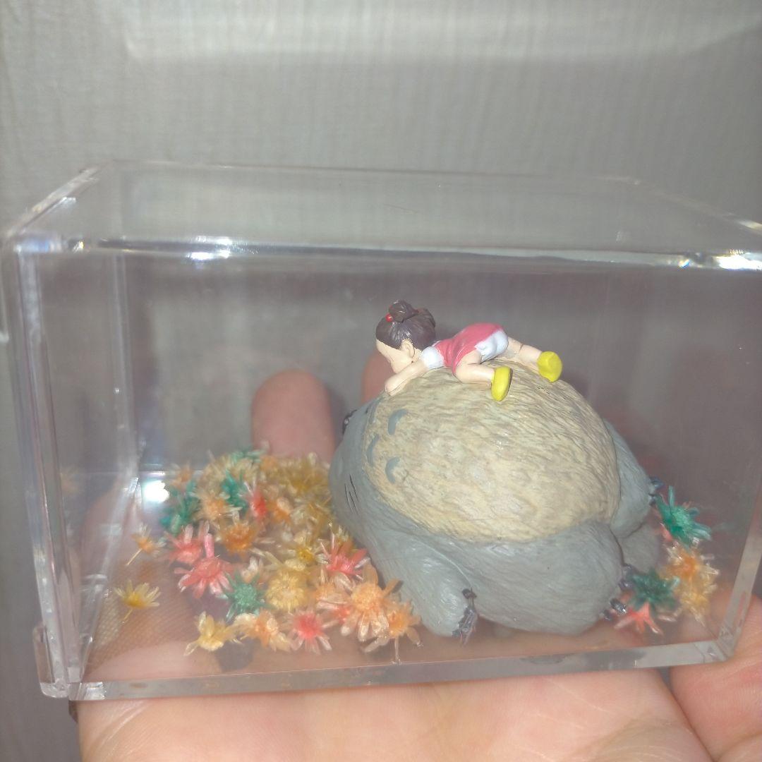 廃盤‼️となりのトトロ トトロ メイちゃん ミニチュアフィギュア 透明ケース付き