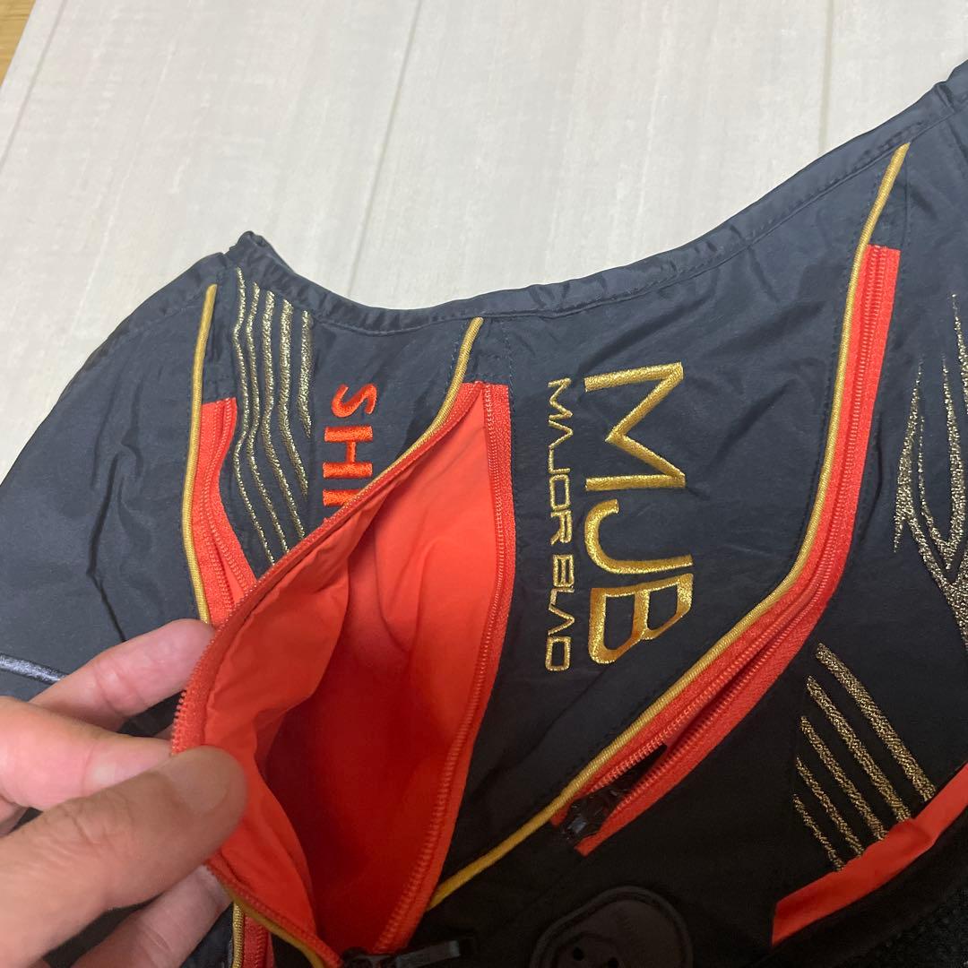 シモツケMJB SMV-340CW フィッシングベスト LLブラック/オレンジ