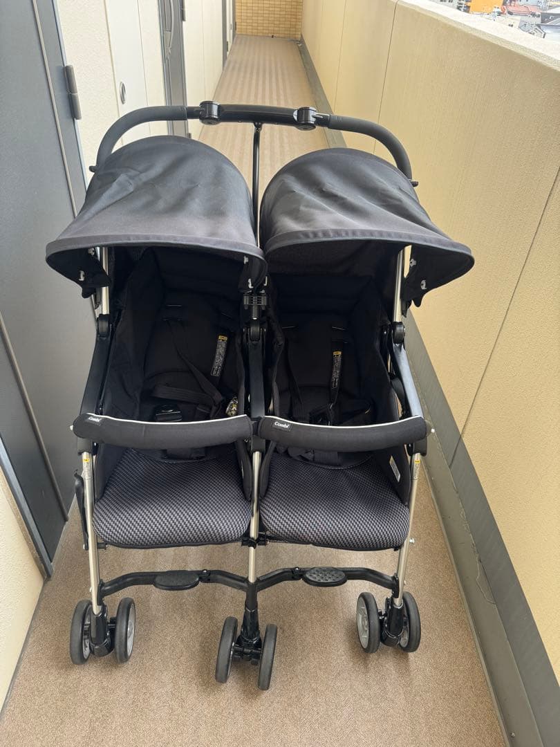 コンビ　ツインスピン　ダブルベビーカー