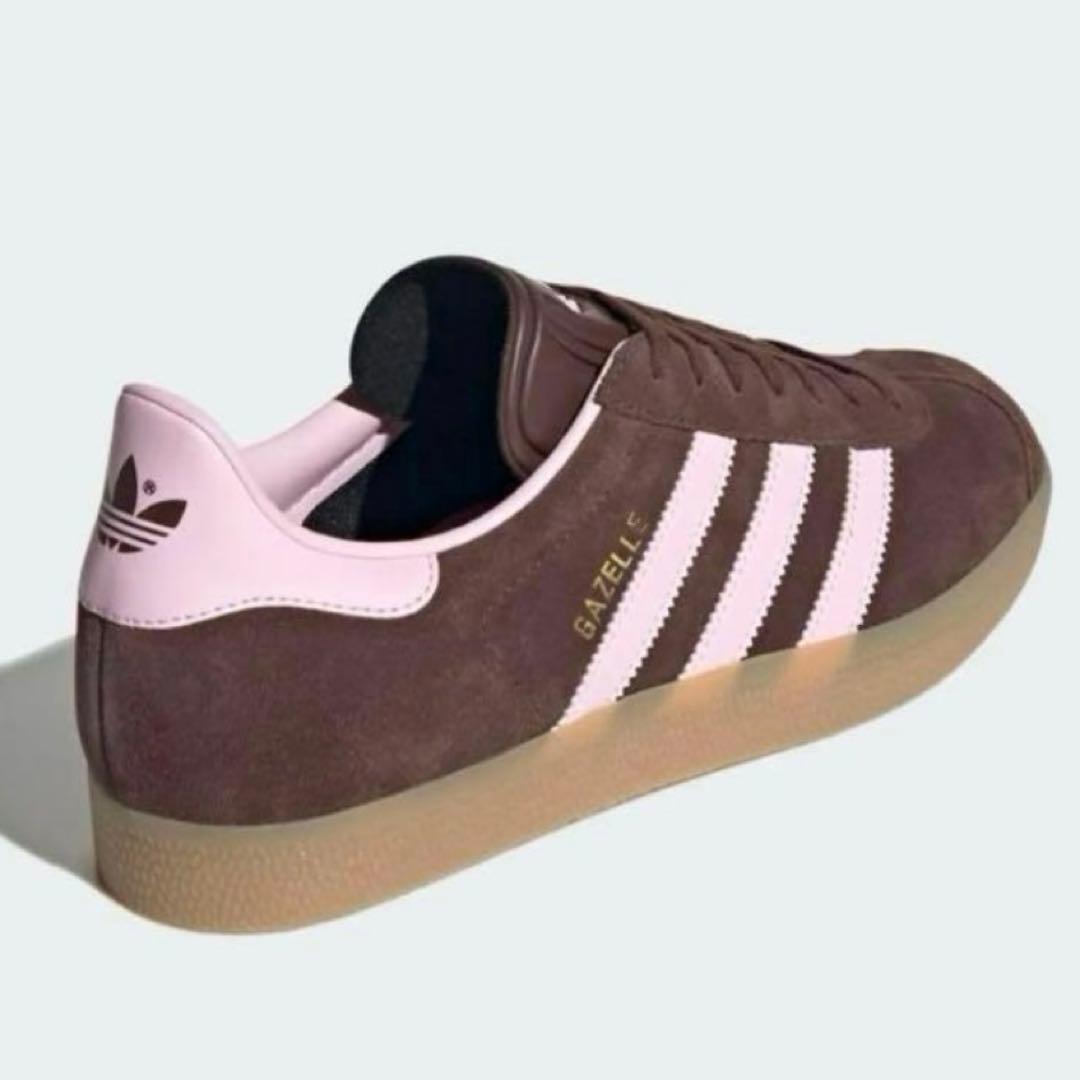 【最終値下げ】adidas GAZELLE 24cm ブラウン ピンク