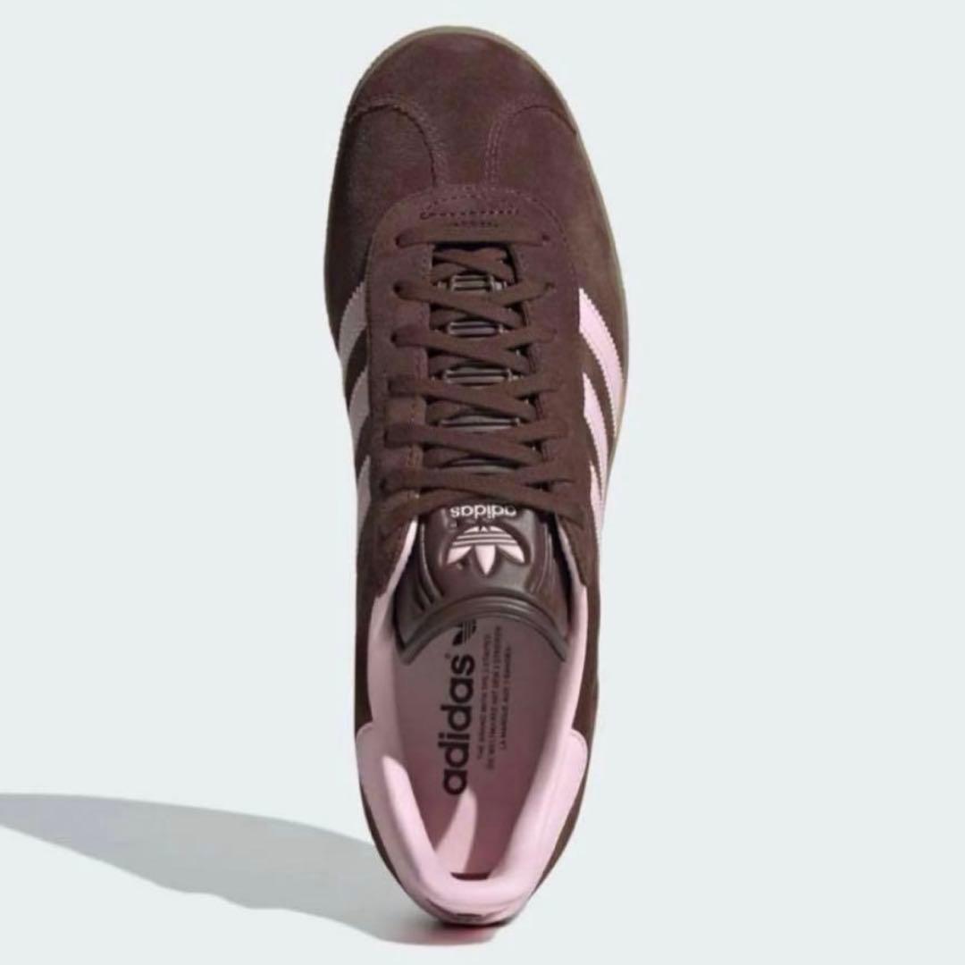 【最終値下げ】adidas GAZELLE 24cm ブラウン ピンク