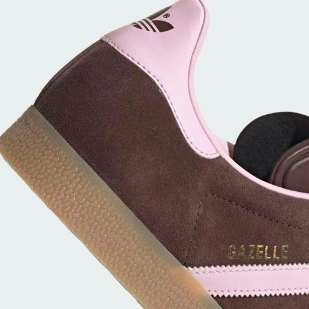 【最終値下げ】adidas GAZELLE 24cm ブラウン ピンク