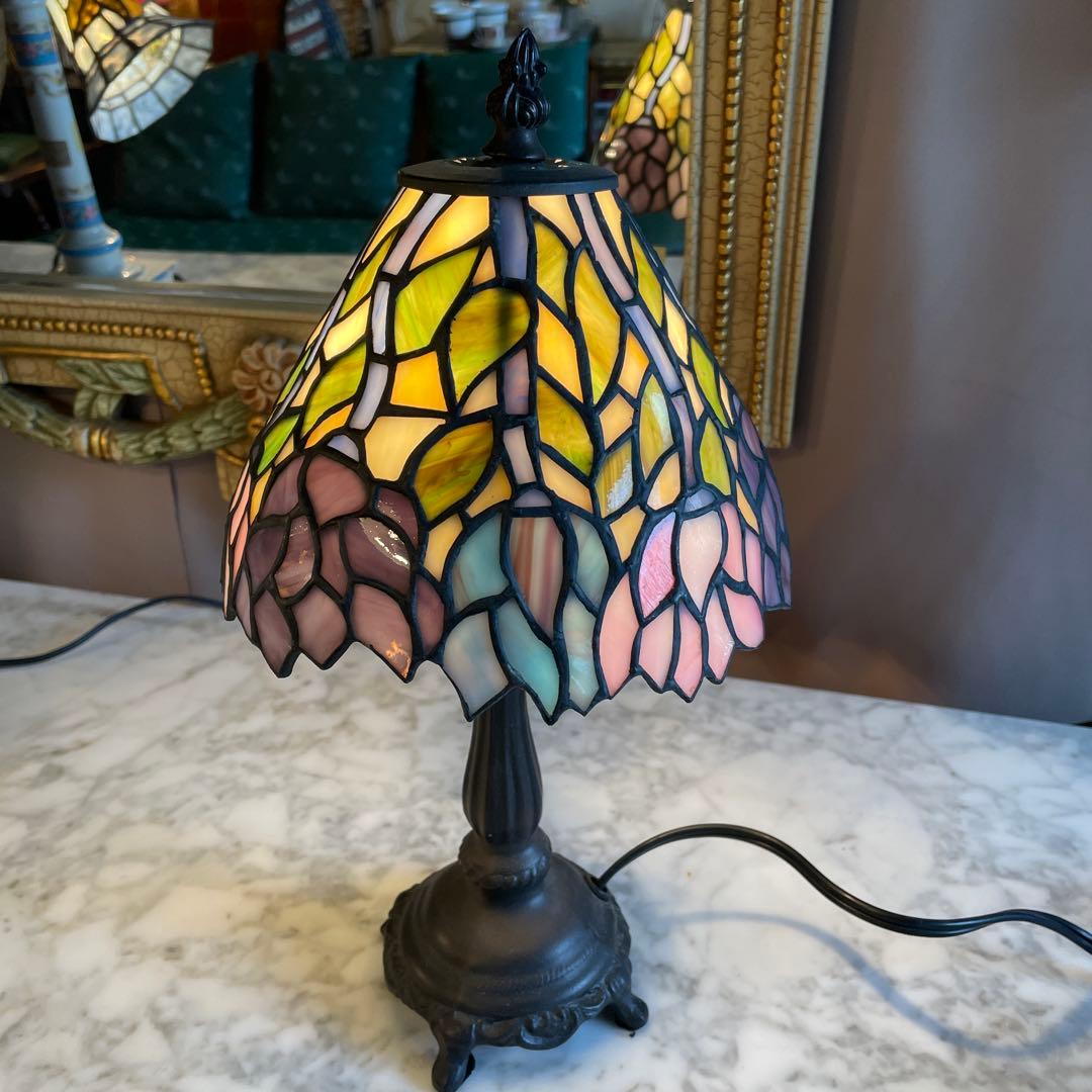 最終価格‼︎ 綺麗なアンティーク・ステンドグラスのランプ