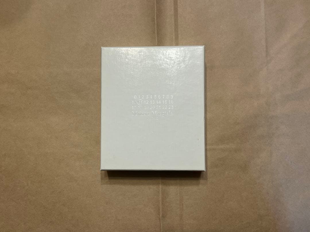 【最終値下げ】【Maison Margiela 】ブラックレザー マネークリップ