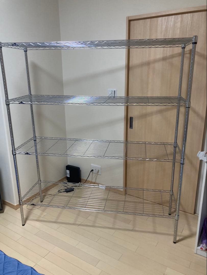 4段スチールラック シルバー 170cm