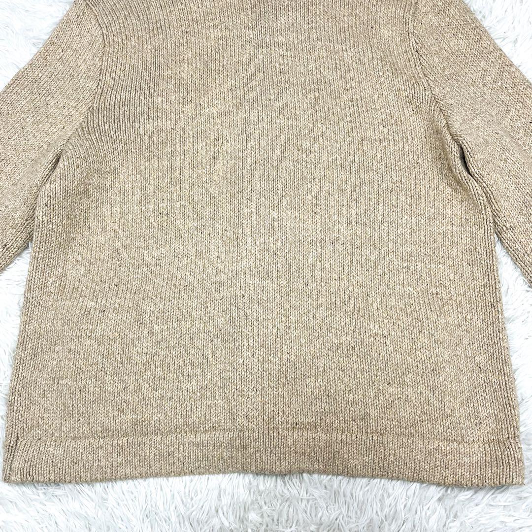 美品 RRL ショールカラー ニットジャケット ワッペン 厚手 入手困難XXL