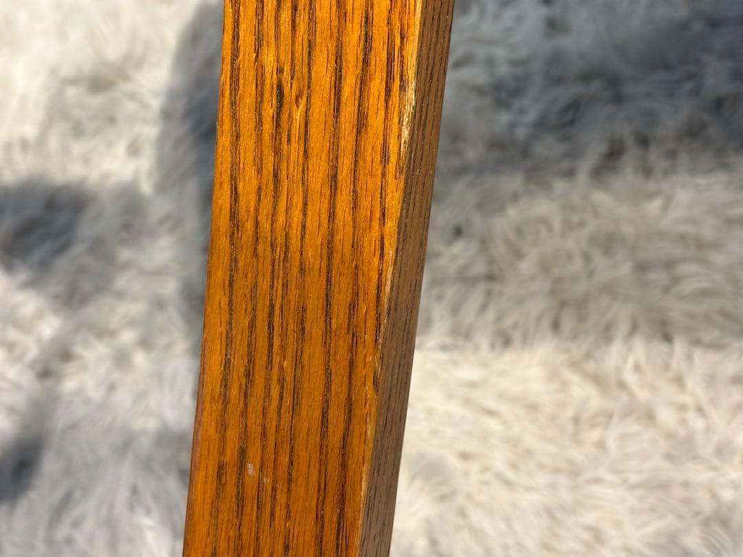 台湾製 オーク材 ダイニングチェア リビングチェア 食卓椅子 合皮レザー nZ