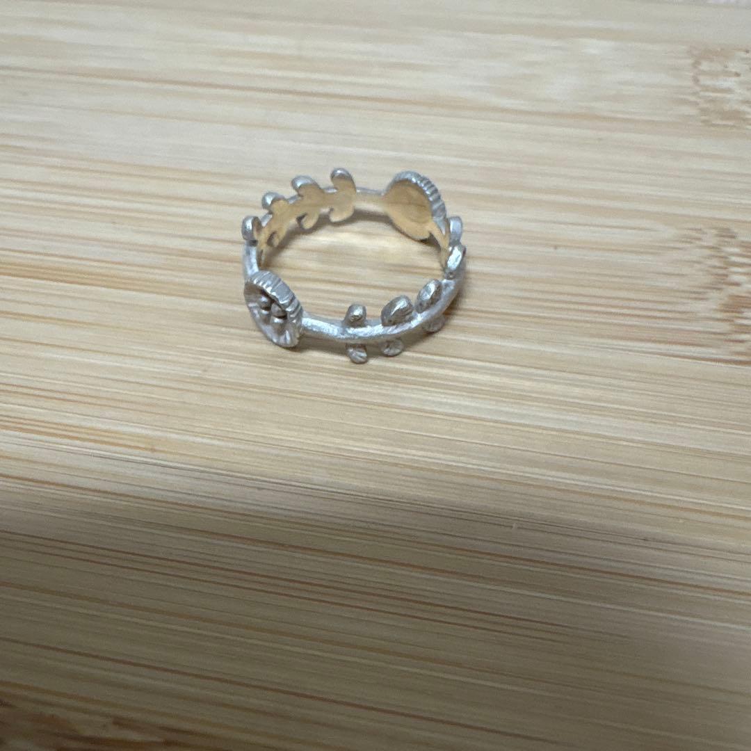 ミナペルホネン　リング　シルバー　14