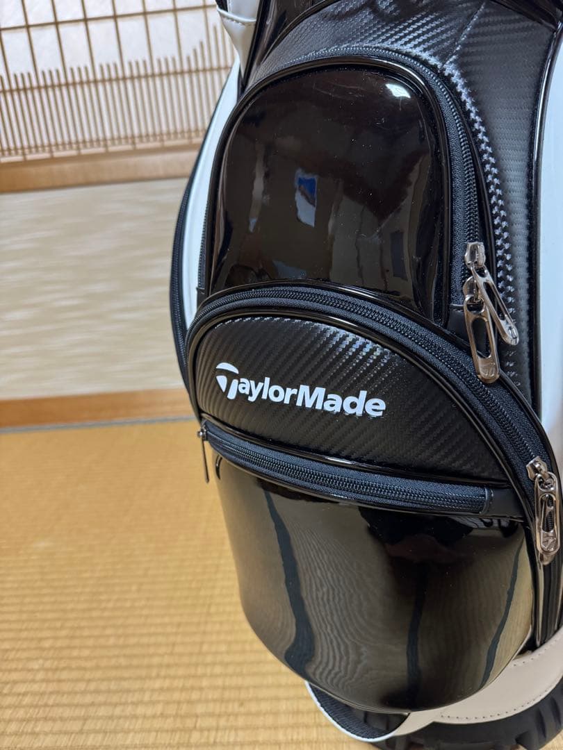 【新品・未使用】TaylorMade ホワイト キャディバッグ