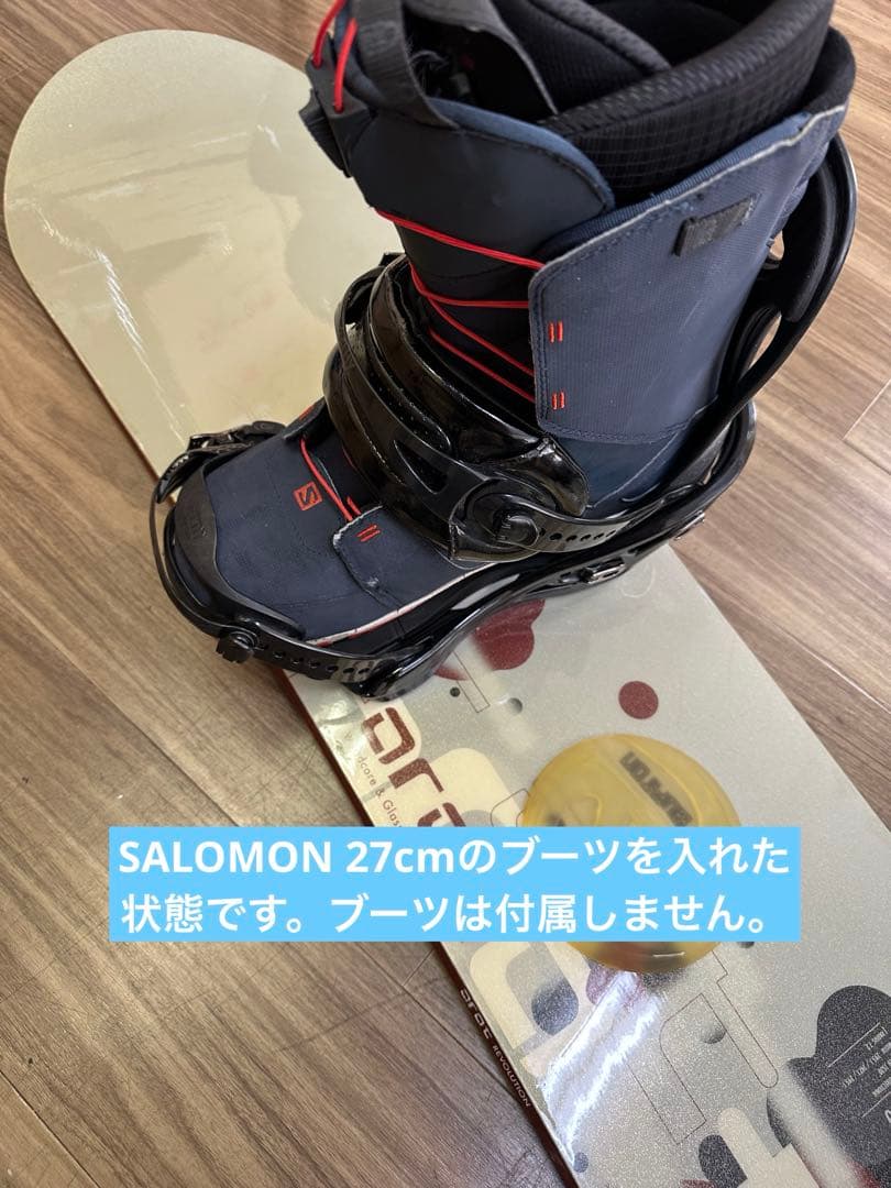 スノーボード OROT 153cm ビンディング FLUX sizeMセット