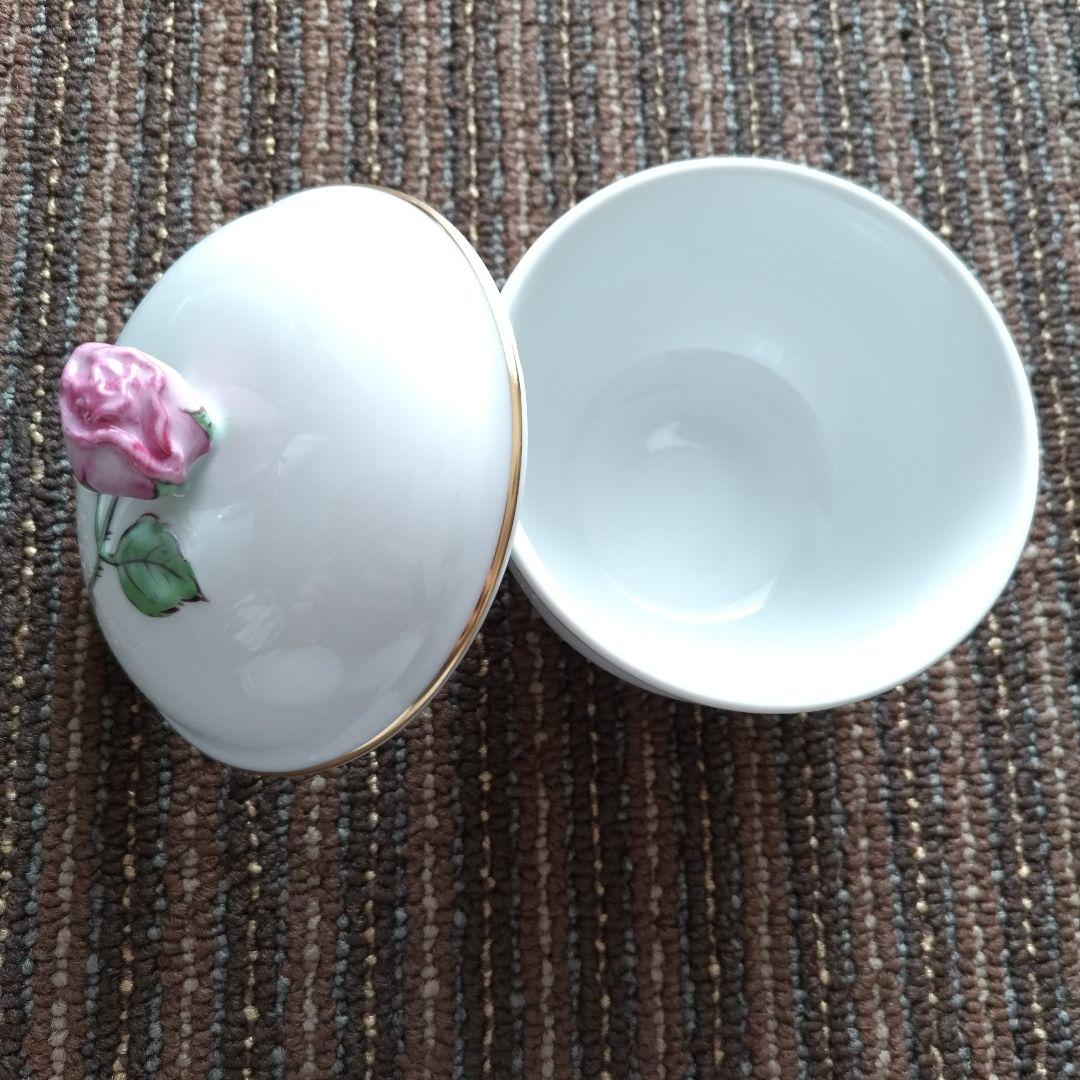 【美品】フュルステンベルク　バラ文様　ポット＆クリーマー＆シュガーポットセット