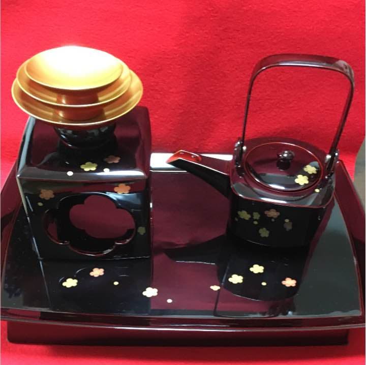 おとそセット(四ツ揃)会津塗り