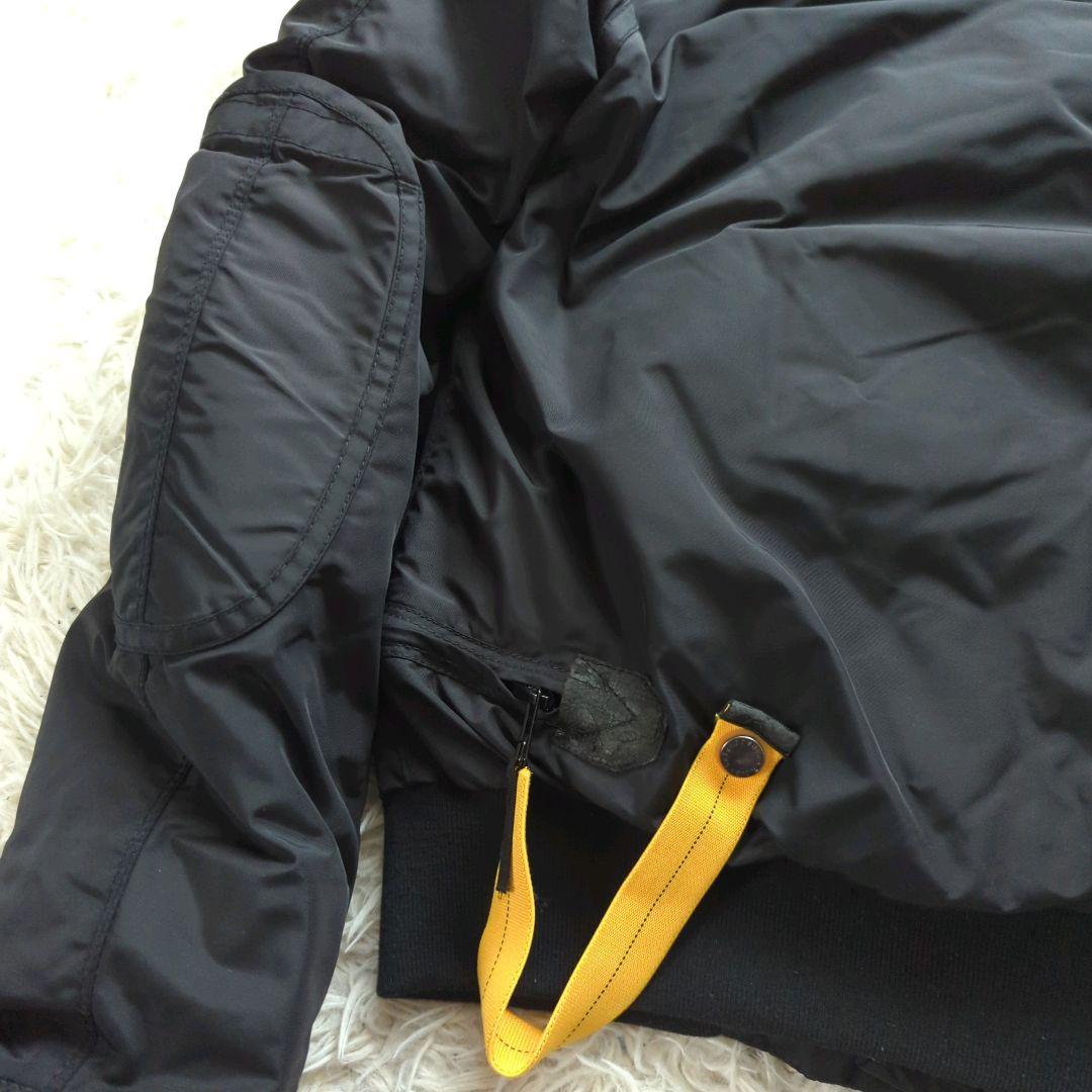 美品 PARAJUMPERS N-2B フライトジャケット ブラック S