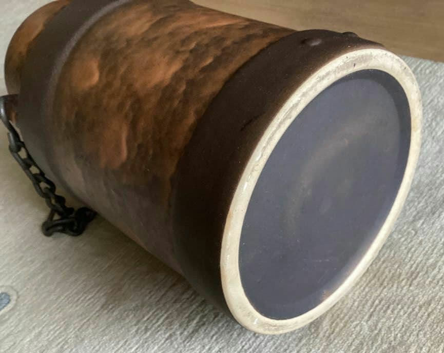 60~70S H41ドイツ　ミルク缶 陶器　傘立て 庭　壺　玄関　花瓶　花器