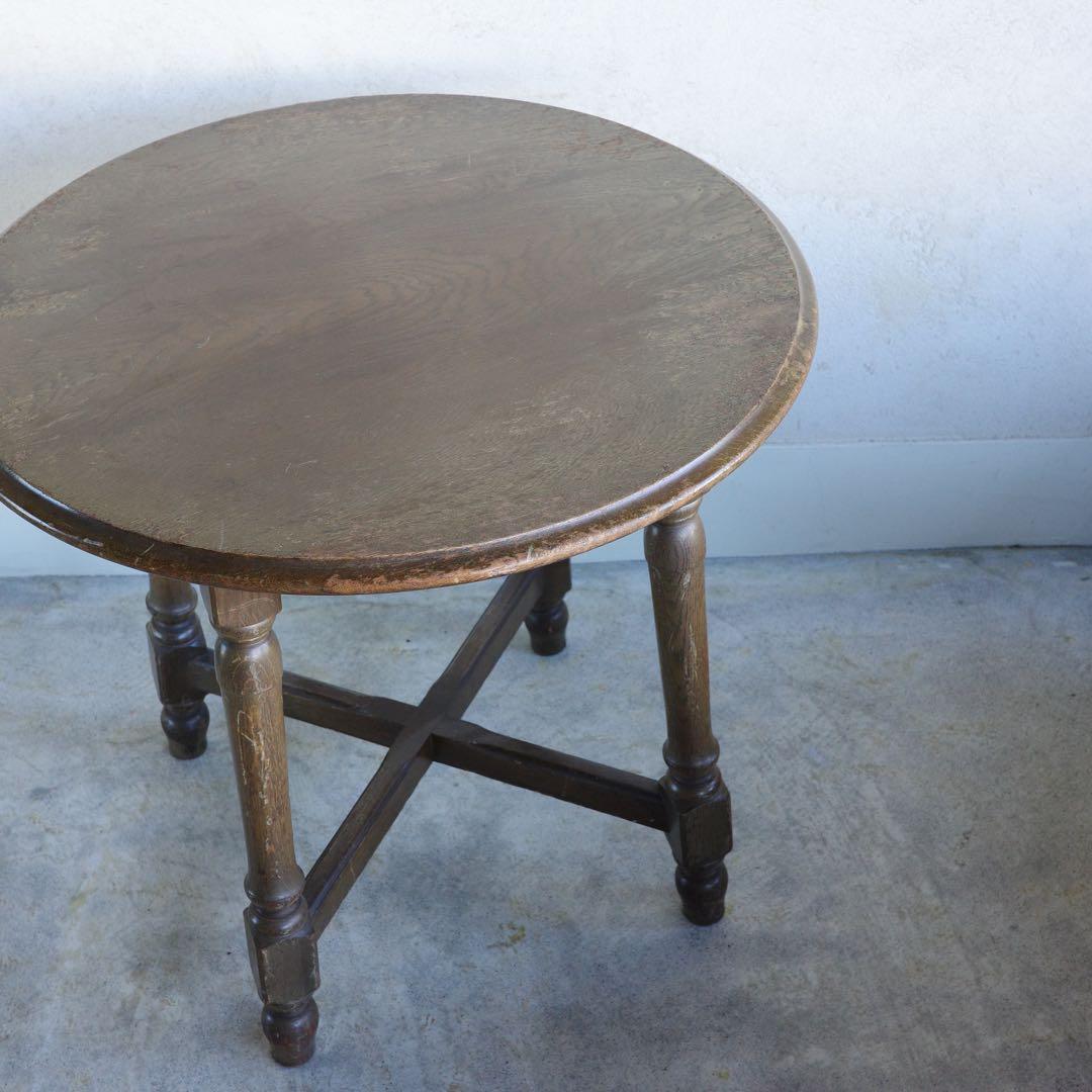 限定お値下げ！古家具　丸テーブル　コーヒーテーブル