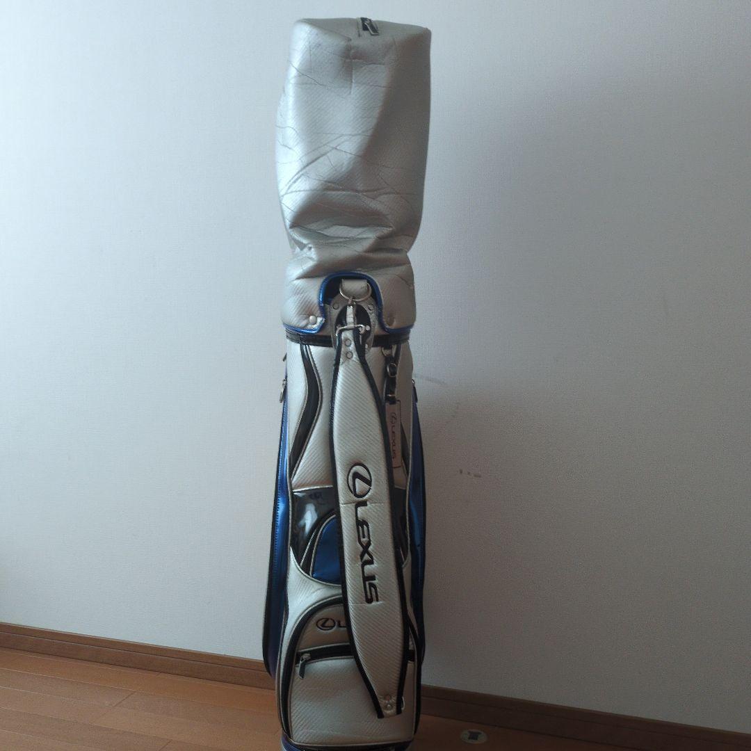 Lexus キャディバッグ ホワイト/ブルー