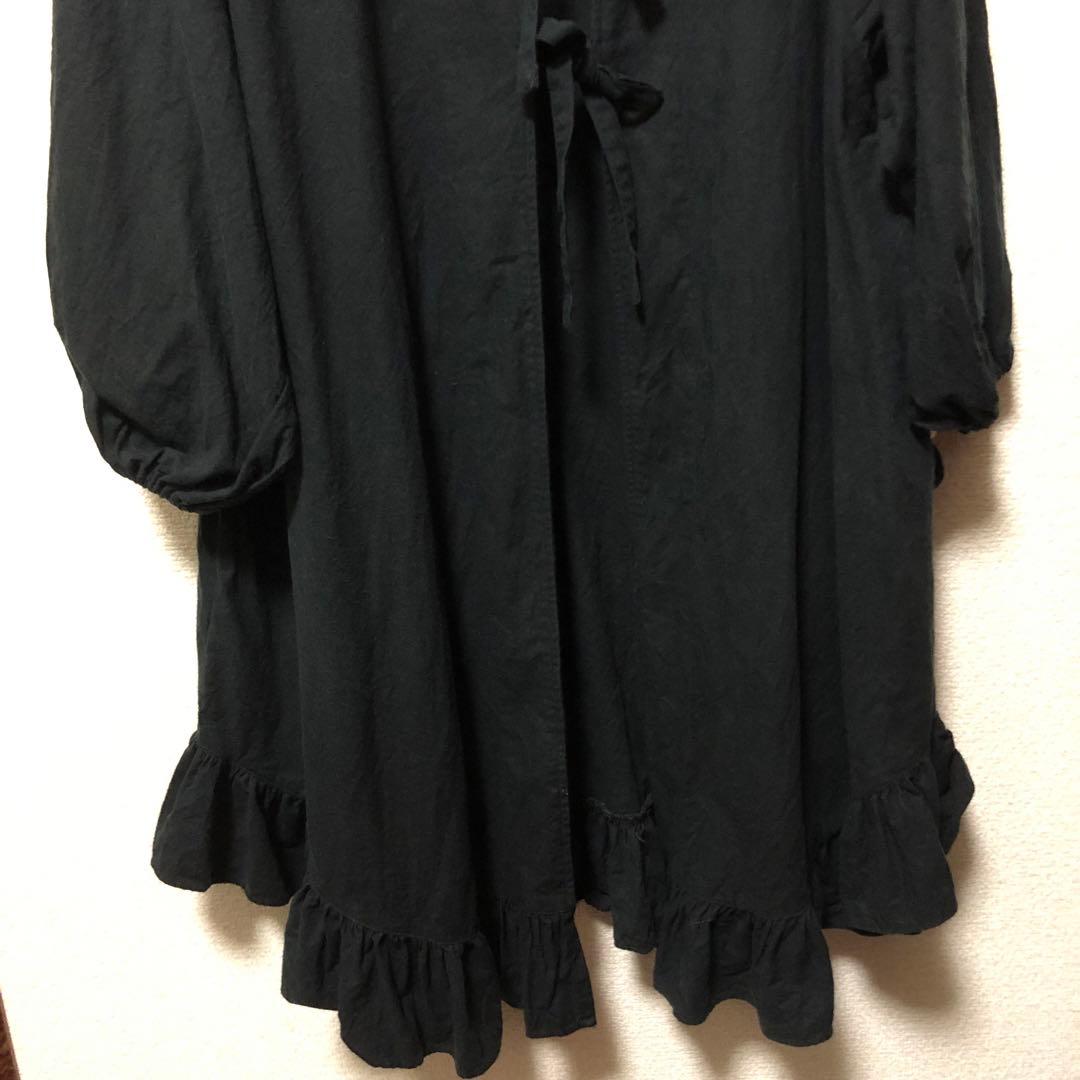 ポテチーノ/エプロン/さえら/ブラック