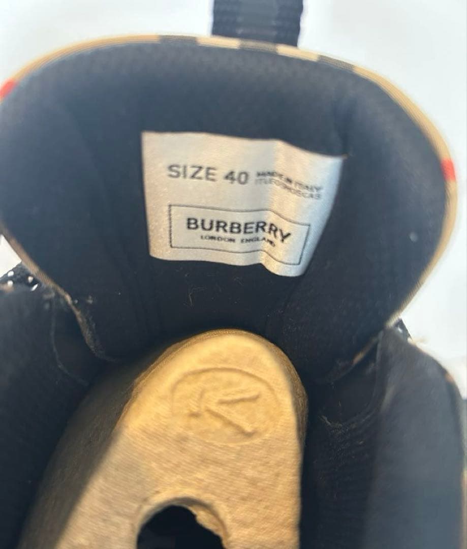 BURBERRY バーバリー　TBロゴ レオパード　スニーカー　メンズ