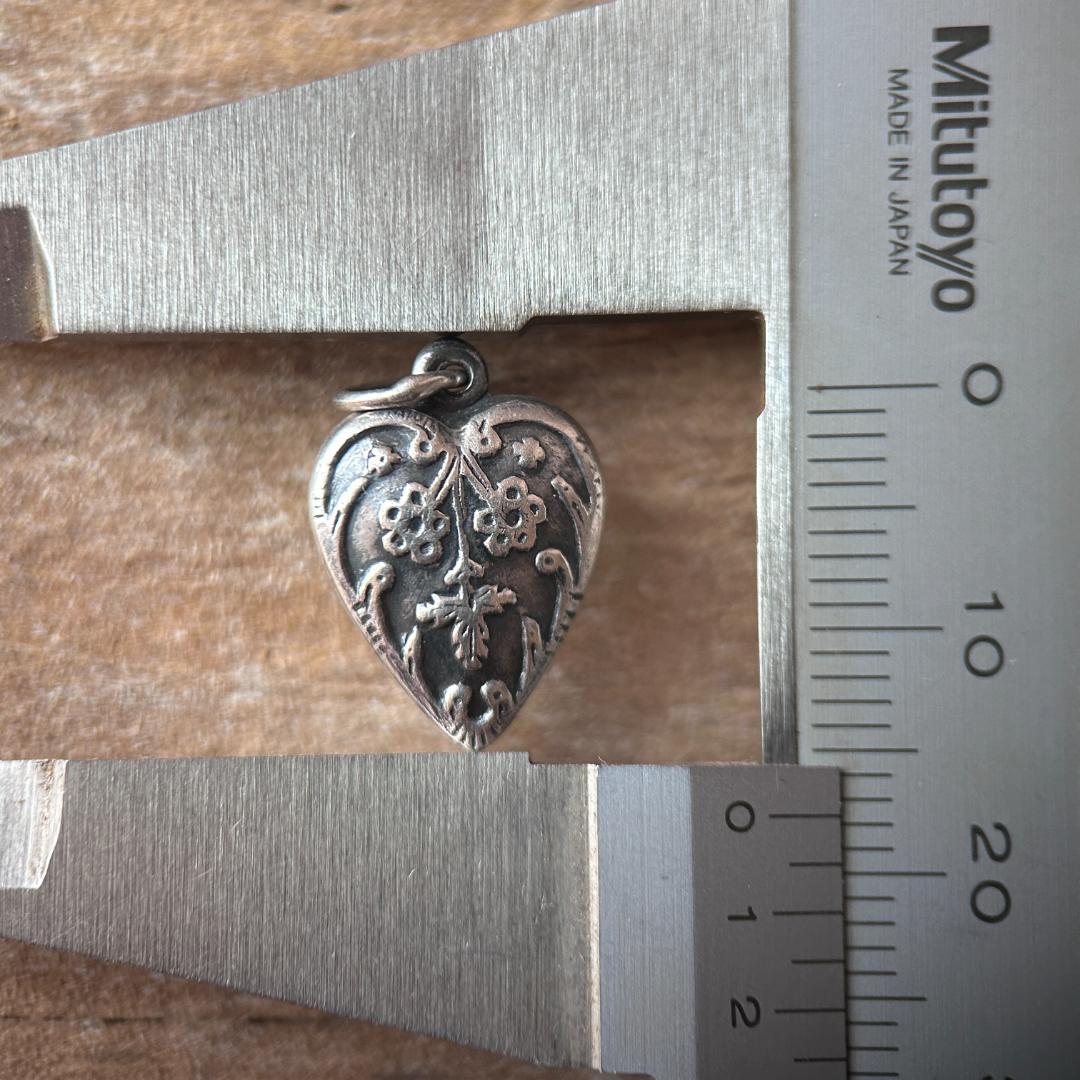 スウィートハートジュエリー　40s WW2　シルバー　装飾花　フローラル