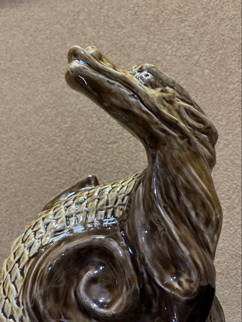 人間国宝　三代徳田八十吉　干支　龍