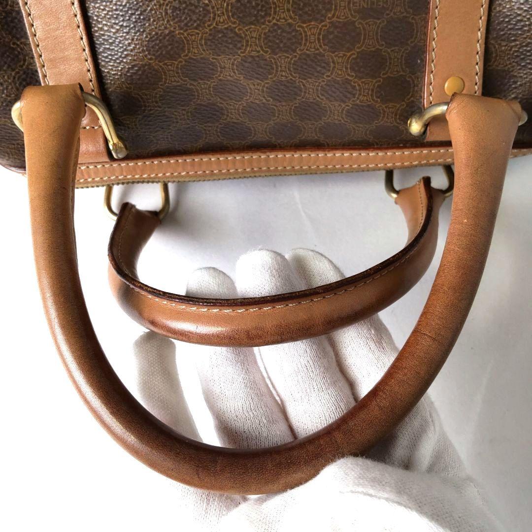 CELINE セリーヌ ミニボストンバッグ マカダム柄 ヴィンテージ