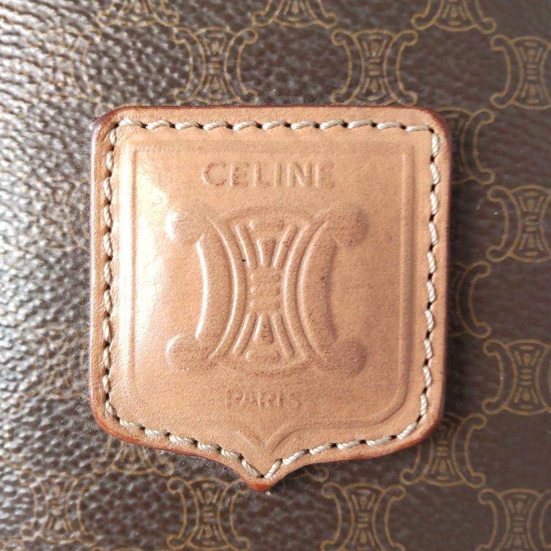 CELINE セリーヌ ミニボストンバッグ マカダム柄 ヴィンテージ